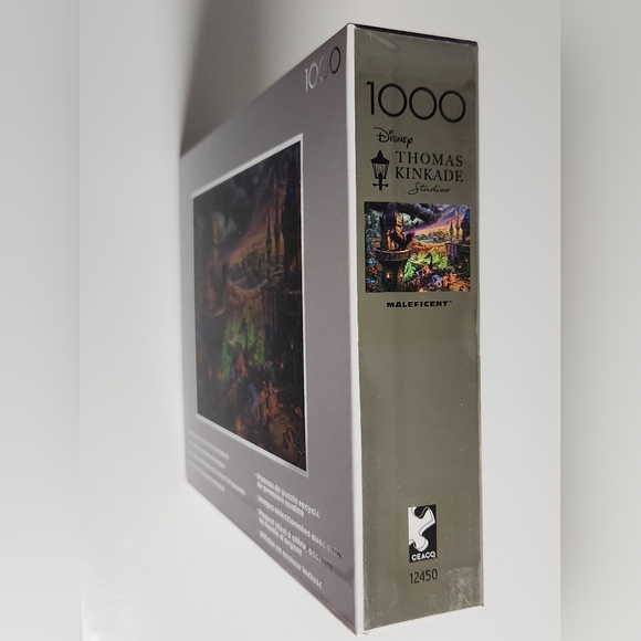 Thomas Kinkade Maleficent 1000 PCS Puzzle (Disney Silver Select Edition) - Picture 7 of 8